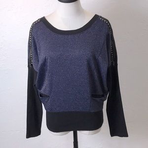 Fashion dolman long sleeve top